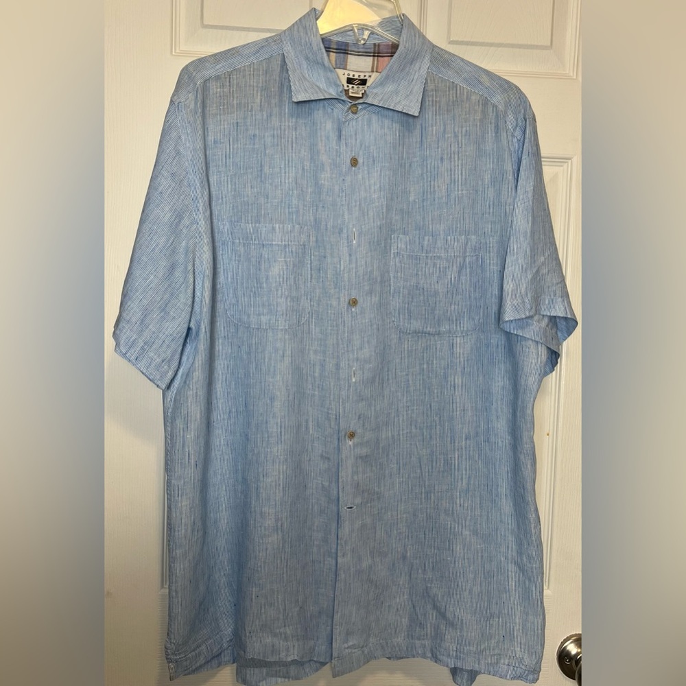 Men’s 2XL Joseph Abboud linen shirt.